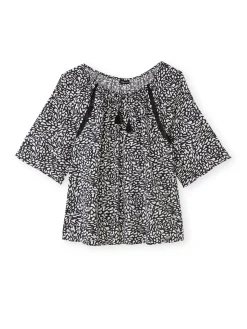 Tunique fluide manches au coude