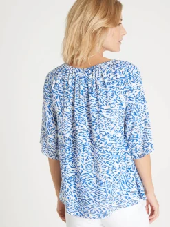 Tunique fluide manches au coude