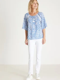 Tunique fluide manches au coude