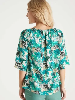 Tunique fluide manches au coude