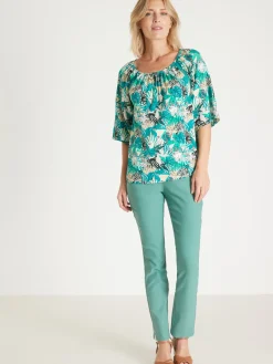 Tunique fluide manches au coude