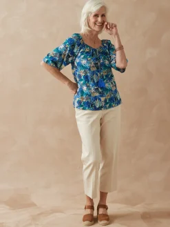 Tunique fluide manches au coude