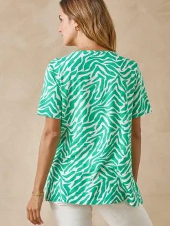 Tunique fluide manches courtes