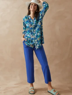 Tunique longue entièrement boutonnée