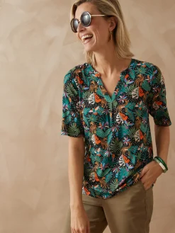 Tunique maille fluide coupe confort