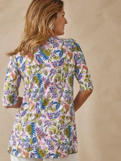 Tunique maille fluide coupe confort