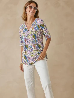 Tunique maille fluide coupe confort