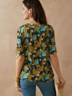 Tunique maille fluide coupe confort