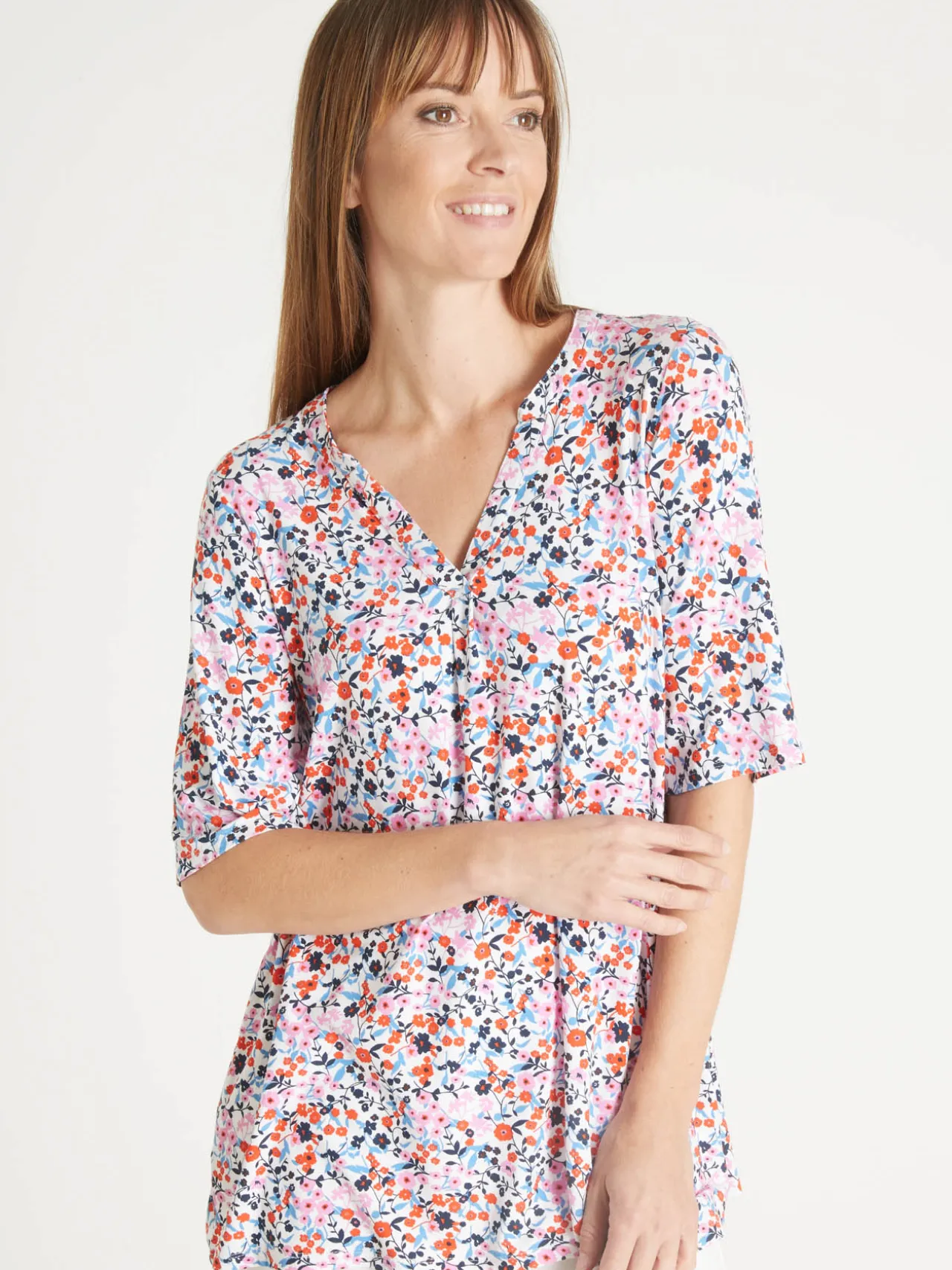 Tunique maille fluide coupe confort