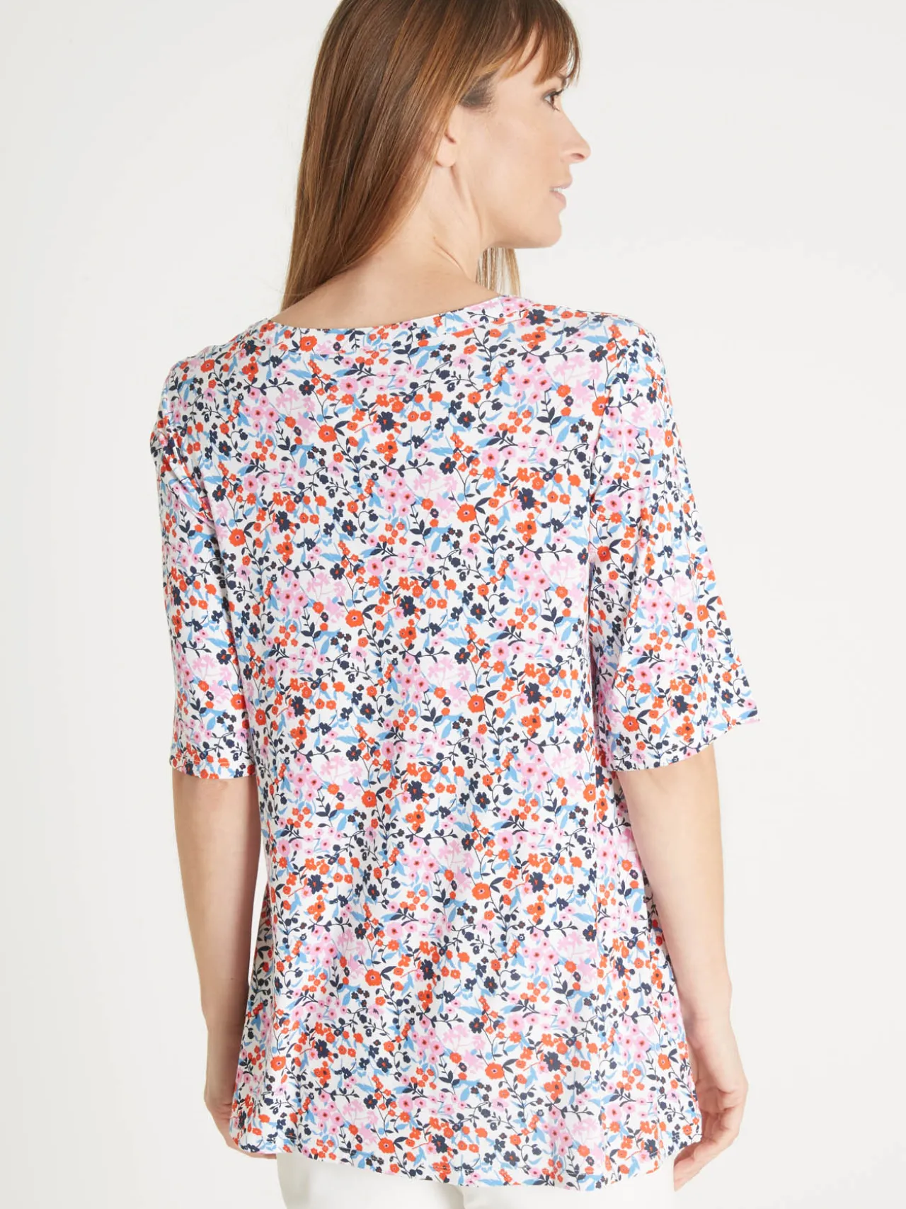 Tunique maille fluide coupe confort