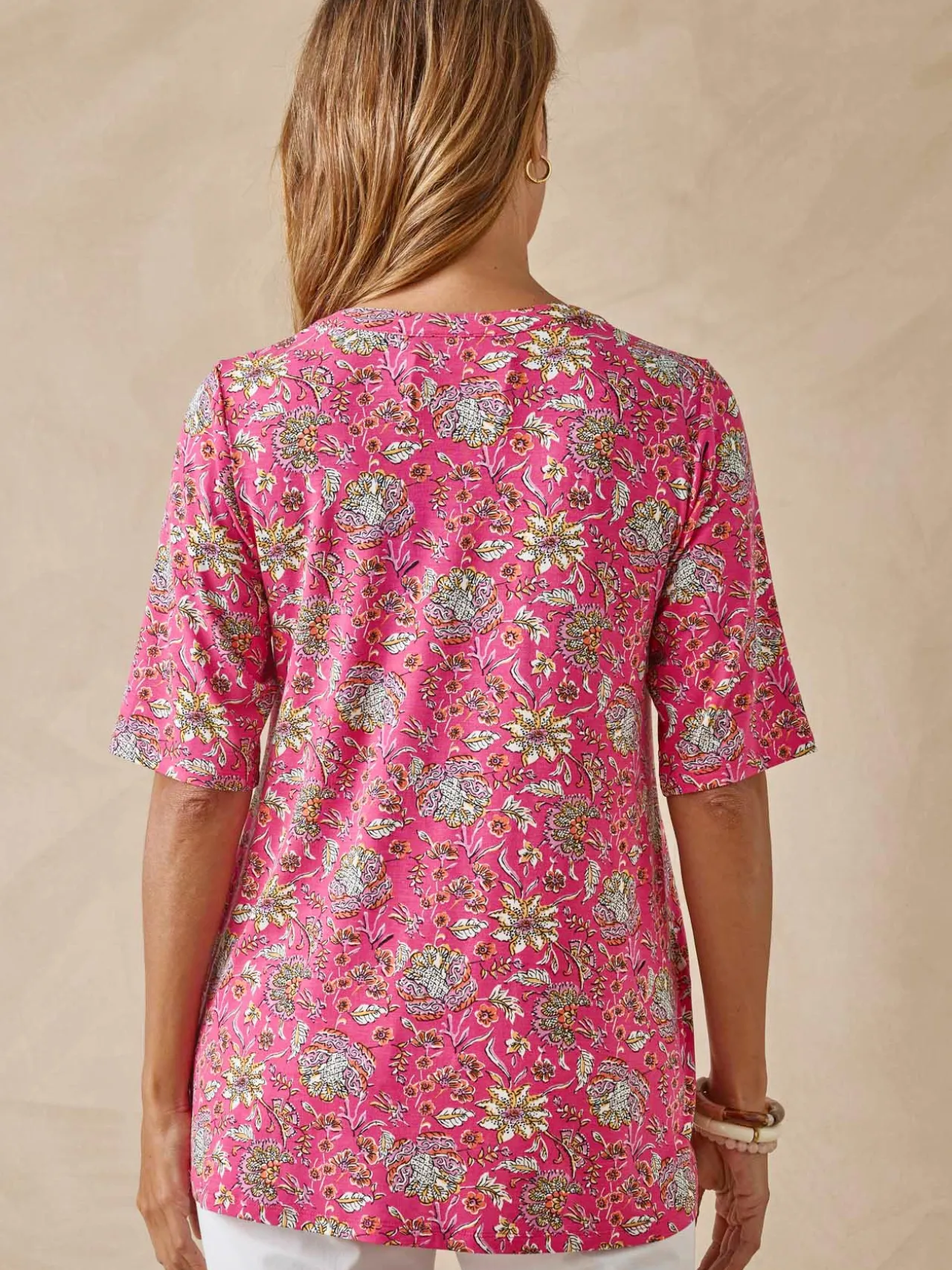 Tunique maille fluide coupe confort