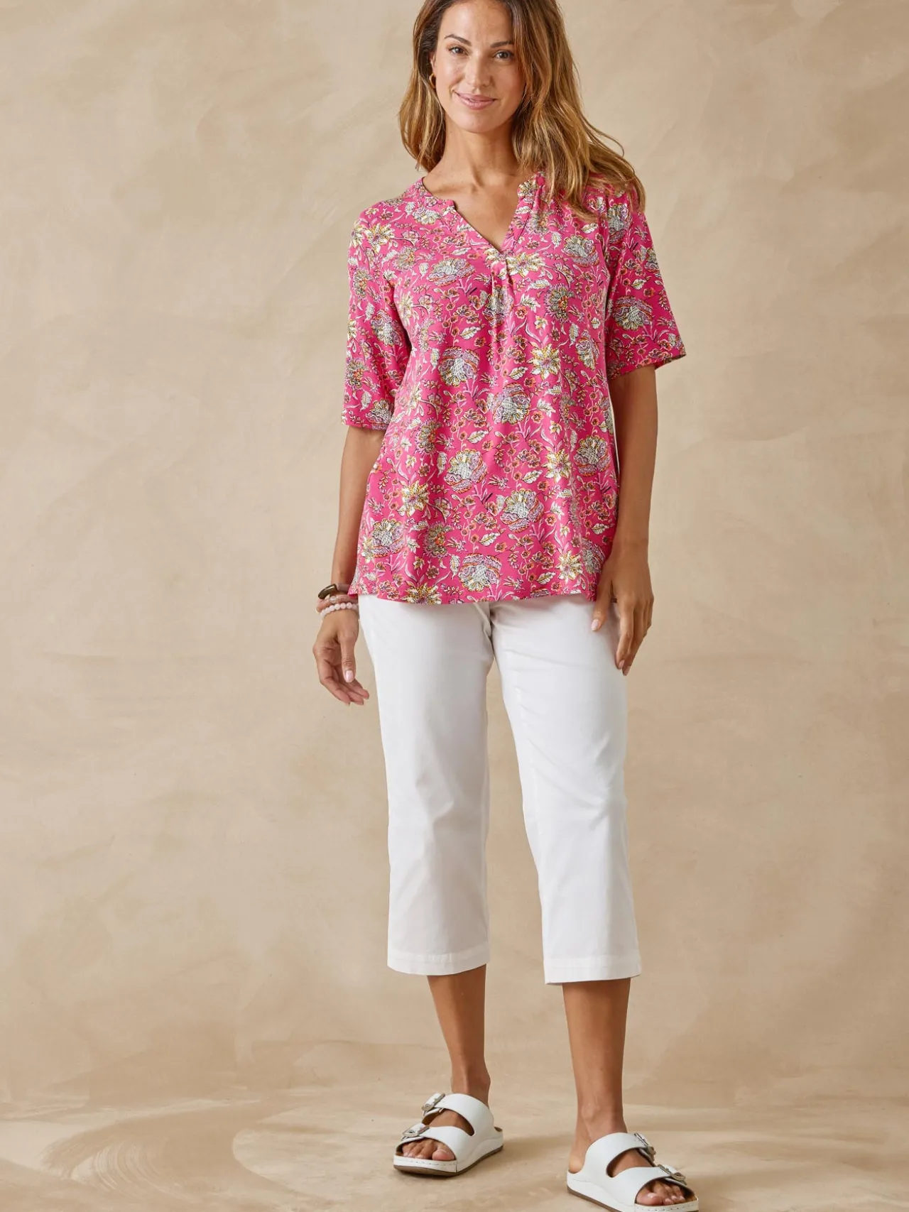 Tunique maille fluide coupe confort