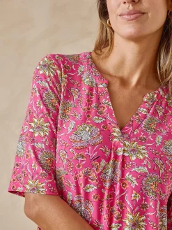 Tunique maille fluide coupe confort