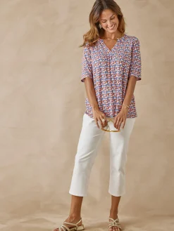 Tunique maille fluide coupe confort