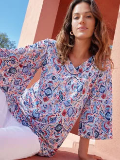 Tunique manches pagode 3/4