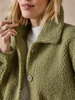 Veste chaude en maille moutonnée