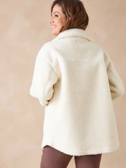 Veste chaude en maille moutonnée