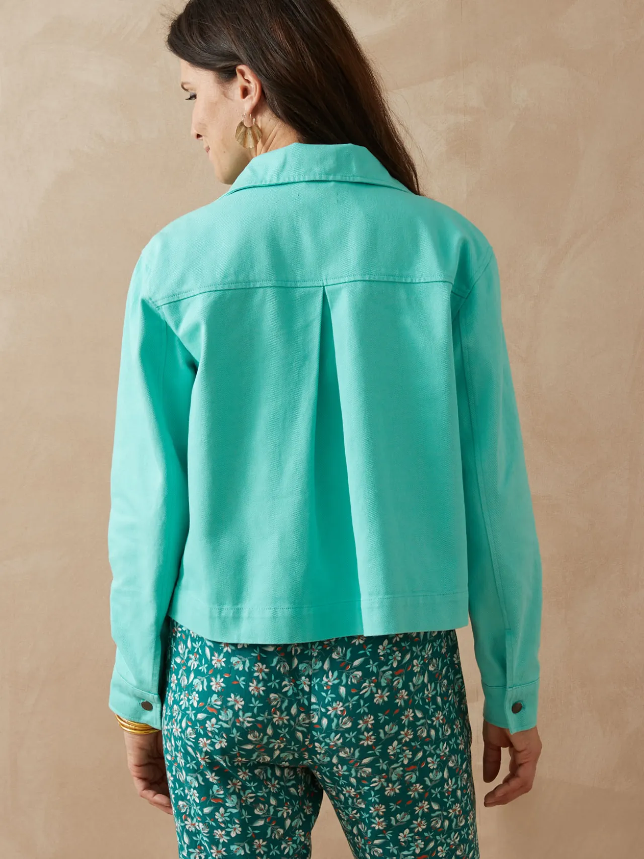 Veste courte, forme boîte