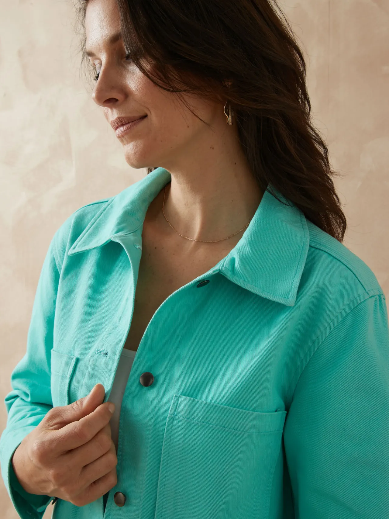 Veste courte, forme boîte