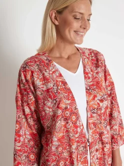 Veste longue forme kimono