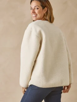 Veste teddy sherpa moumoute chaude