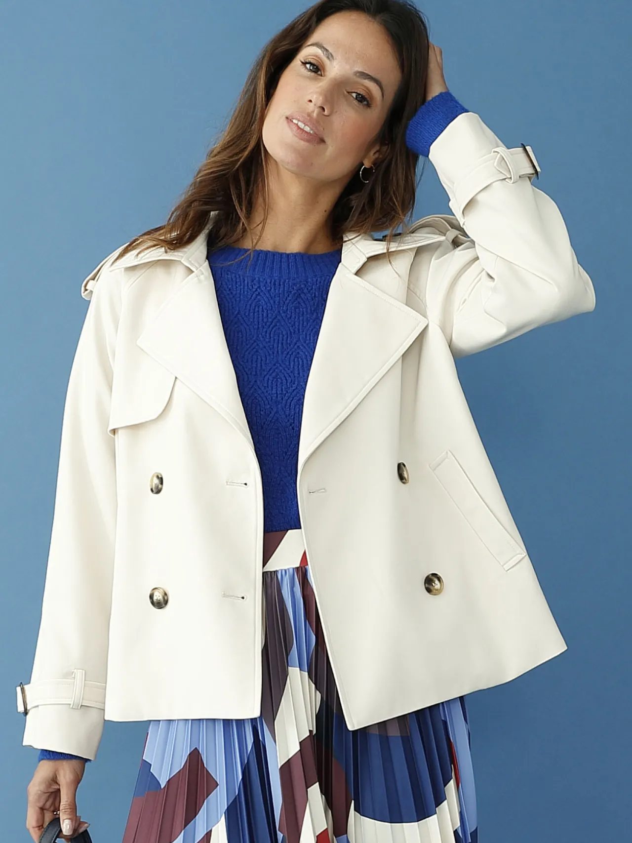 Veste trench courte